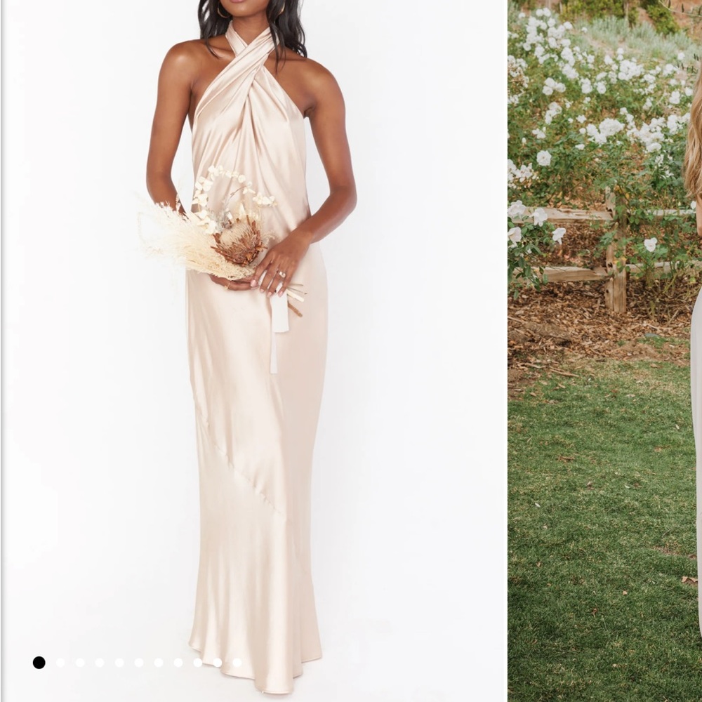 Show me your mumu jasmine halter maxi dress